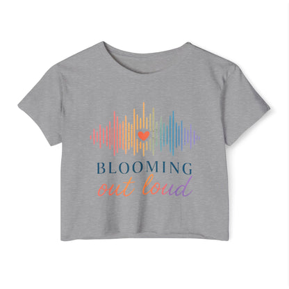 Blooming Out Loud Crop Top