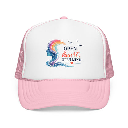 Open Heart, Open Mind Trucker Hat