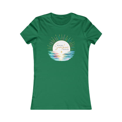 Where Sunshine Dances Women's Tee