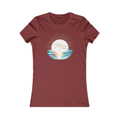 Where Sunshine Dances Women's Tee