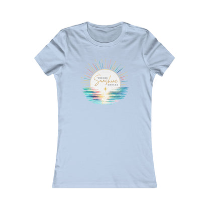 Where Sunshine Dances Women's Tee