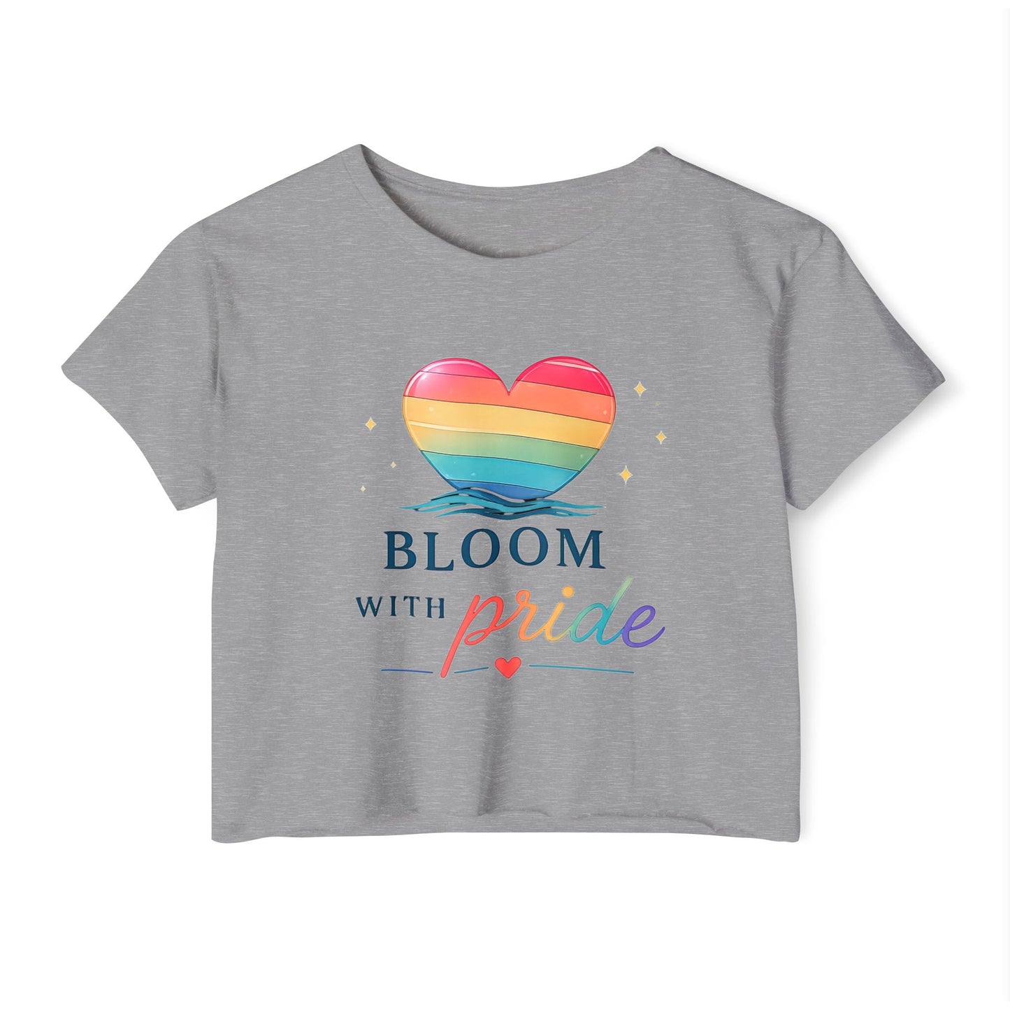 Bloom With Pride Crop Top