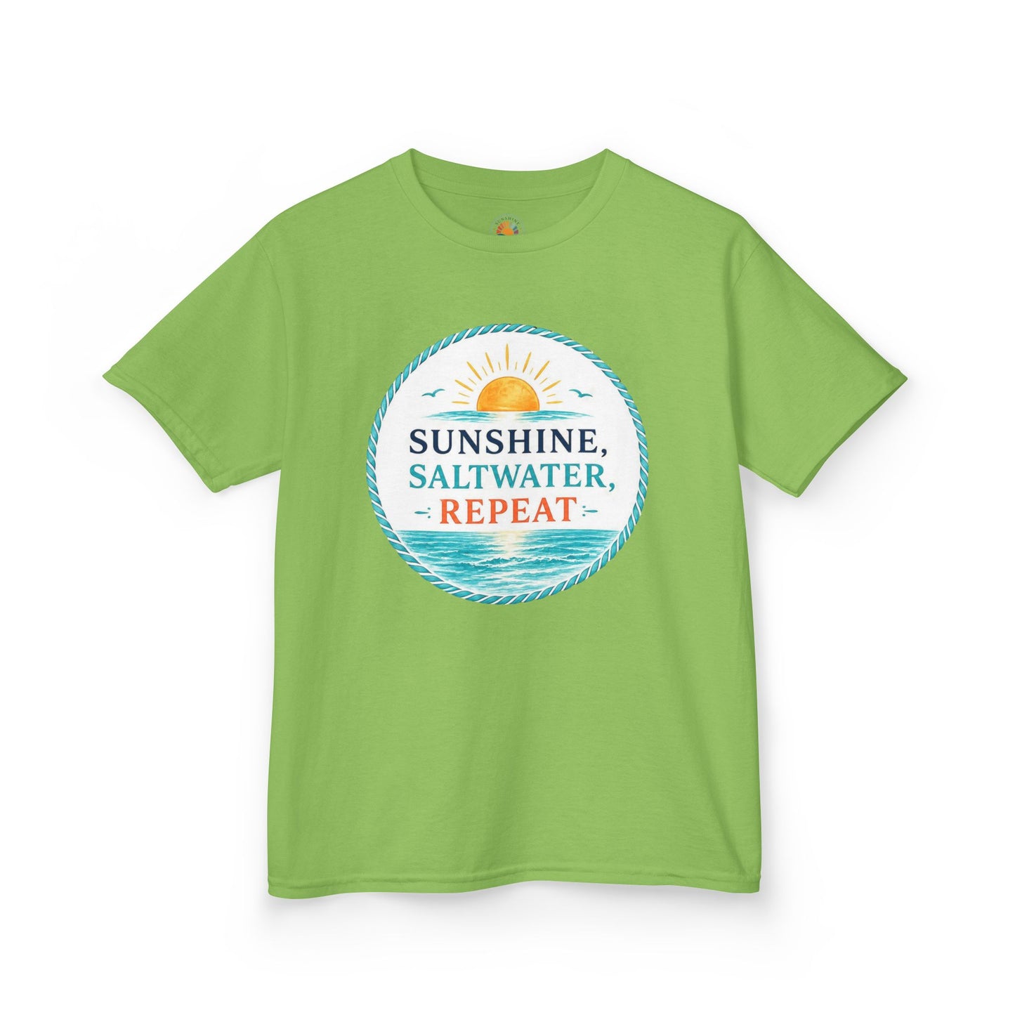 Sunshine, Saltwater, Repeat Kids Tee