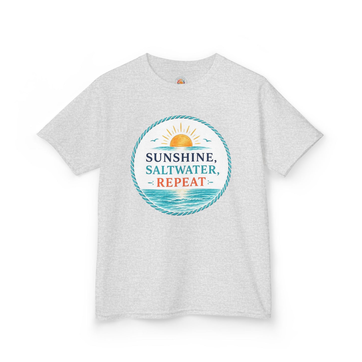 Sunshine, Saltwater, Repeat Kids Tee