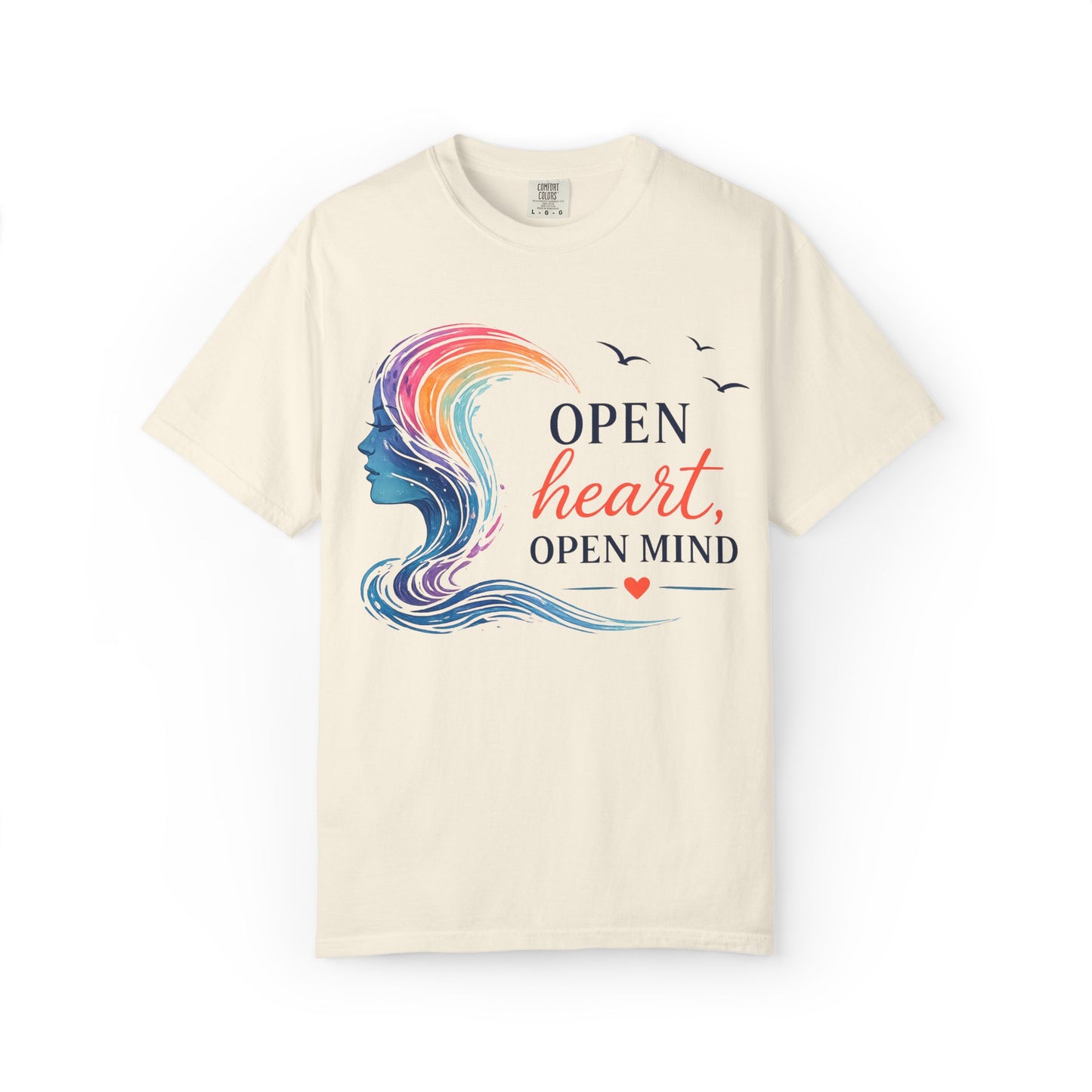 Open Heart, Open Mind Comfort Tee