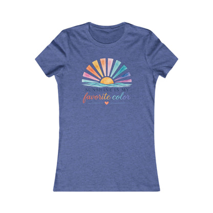 Sunshine Is My Favorite Color Women's Tee
