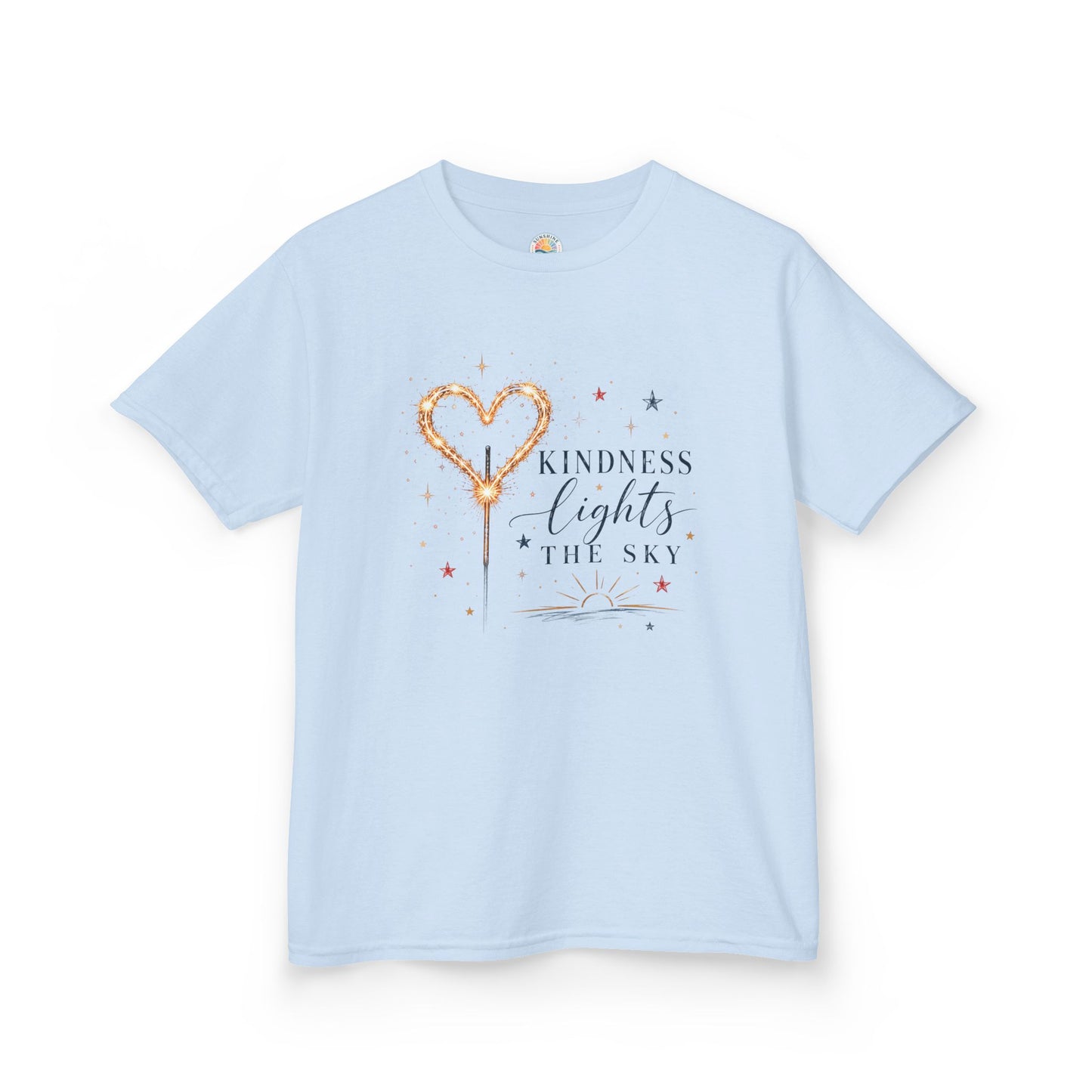 Kindness Lights The Sky Kids Tee