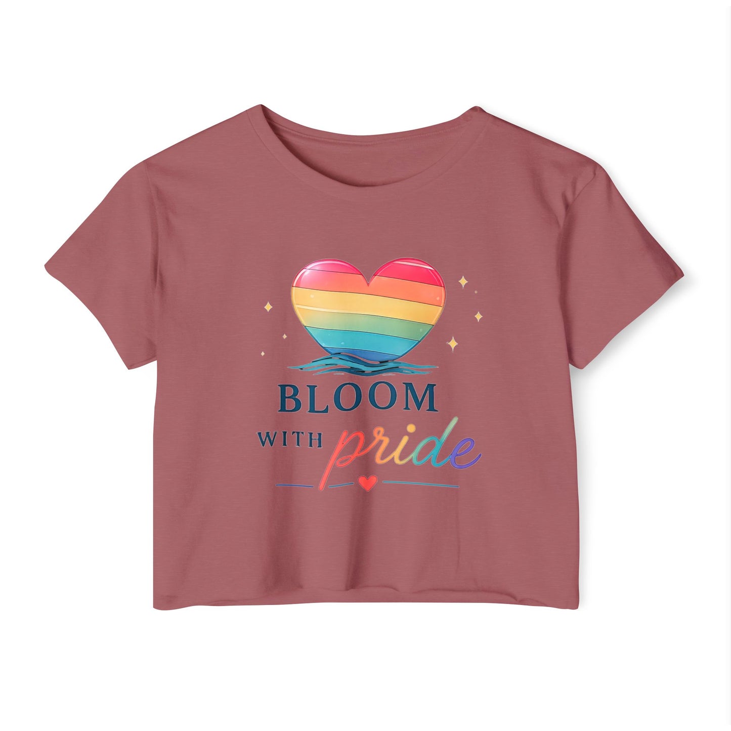 Bloom With Pride Crop Top