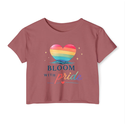 Bloom With Pride Crop Top