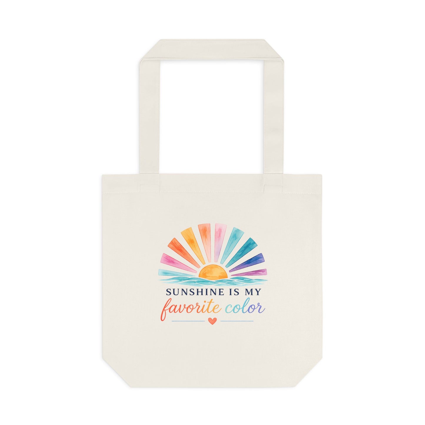 Sunshine Is My Favorite Color Canvas Tote Bag
