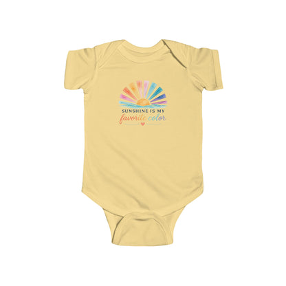 Sunshine Is My Favorite Color Baby Onesie
