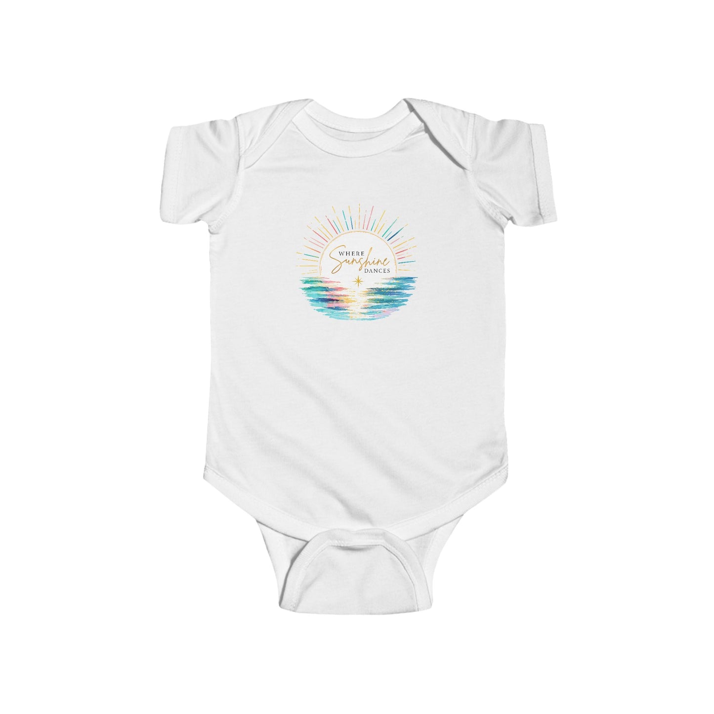 Where Sunshine Dances Baby Onesie
