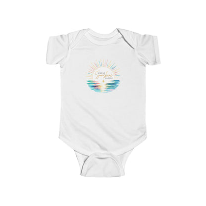 Where Sunshine Dances Baby Onesie