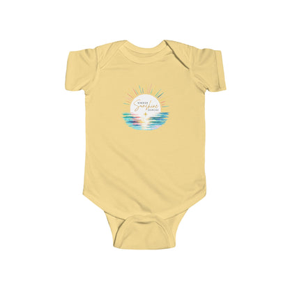 Where Sunshine Dances Baby Onesie