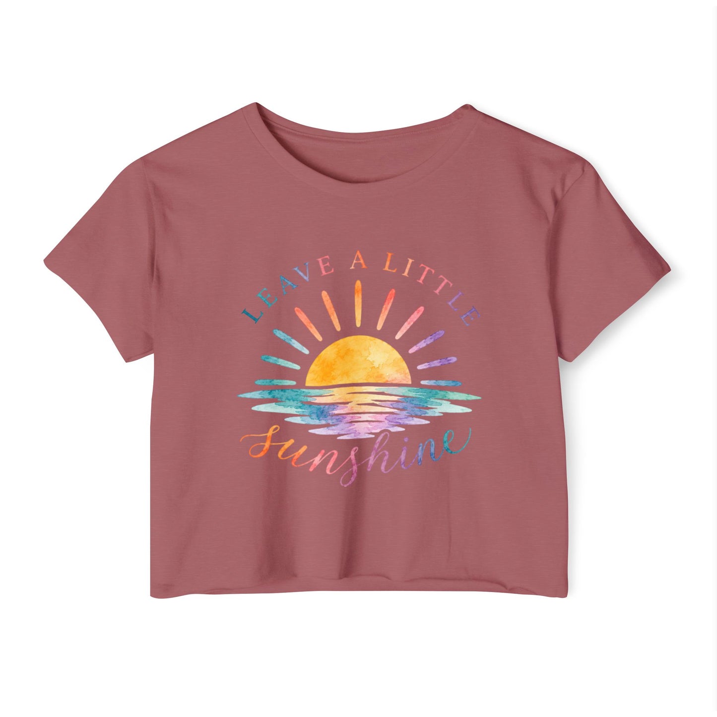 Leave A Little Sunshine Crop Top