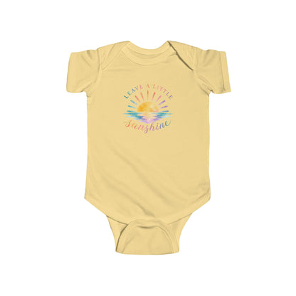 Leave A Little Sunshine Baby Onesie