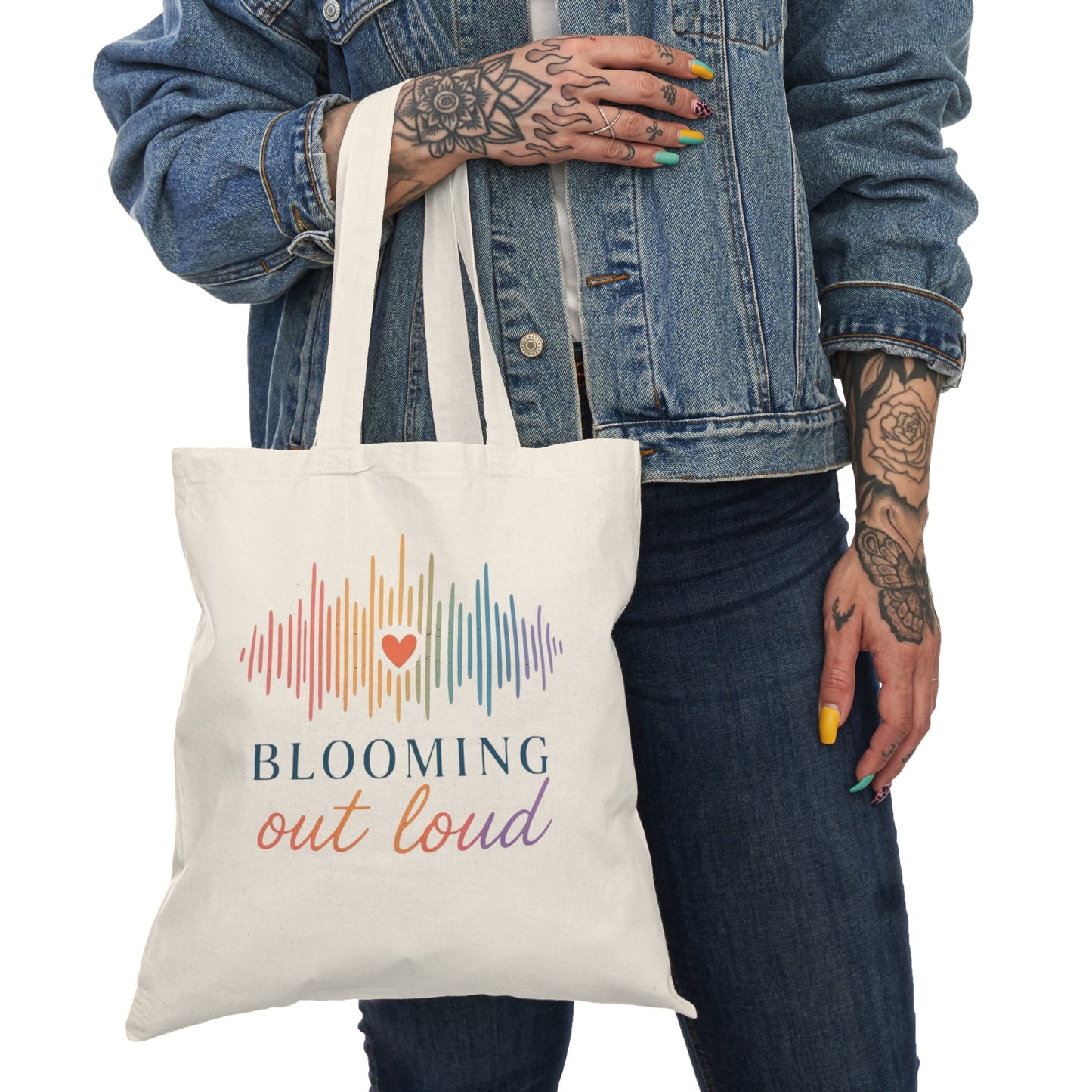 Blooming Out Loud Tote Bag