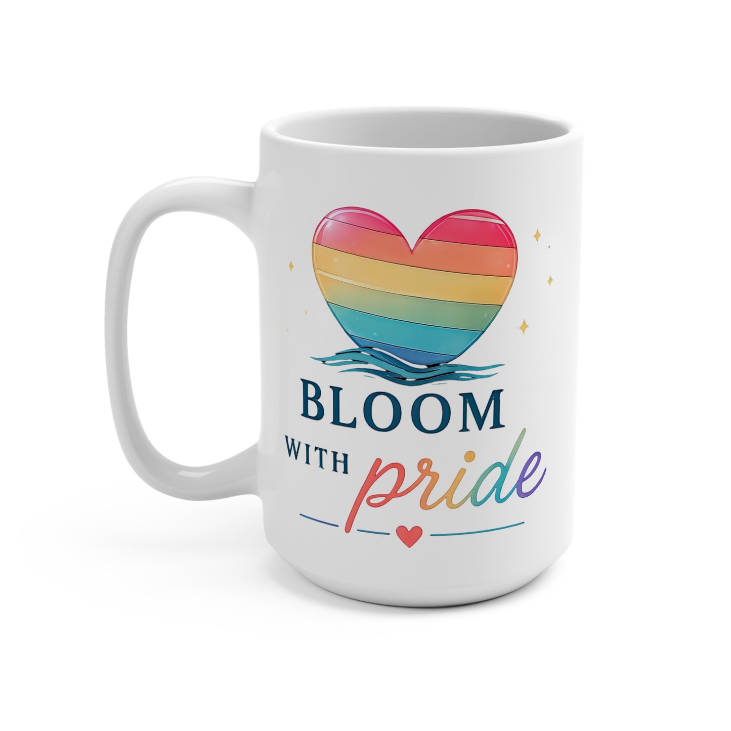 Bloom With Pride 15oz Mug