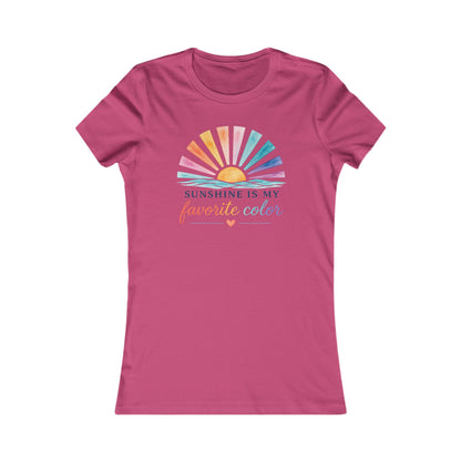 Sunshine Is My Favorite Color Women's Tee