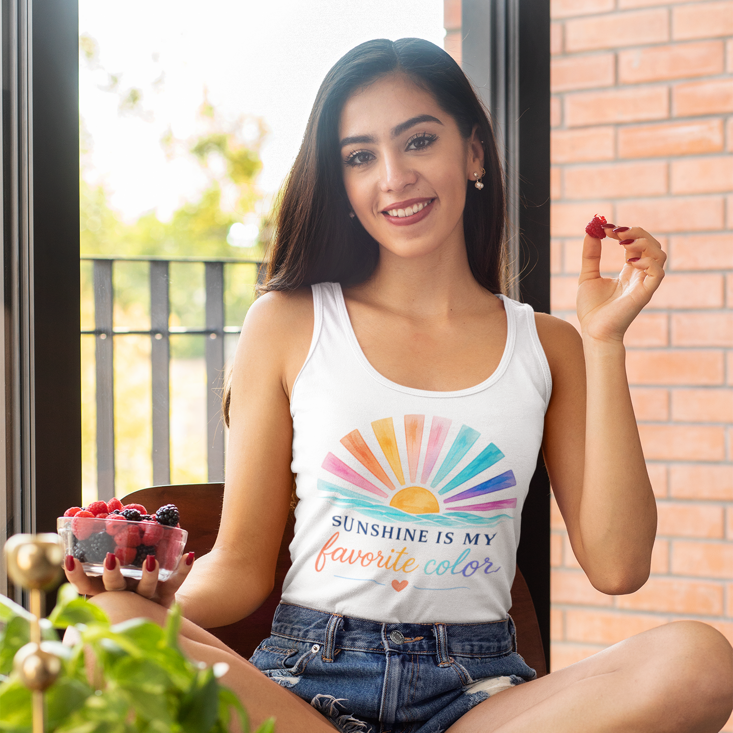 Sunshine Is My Favorite Color Women's Tank