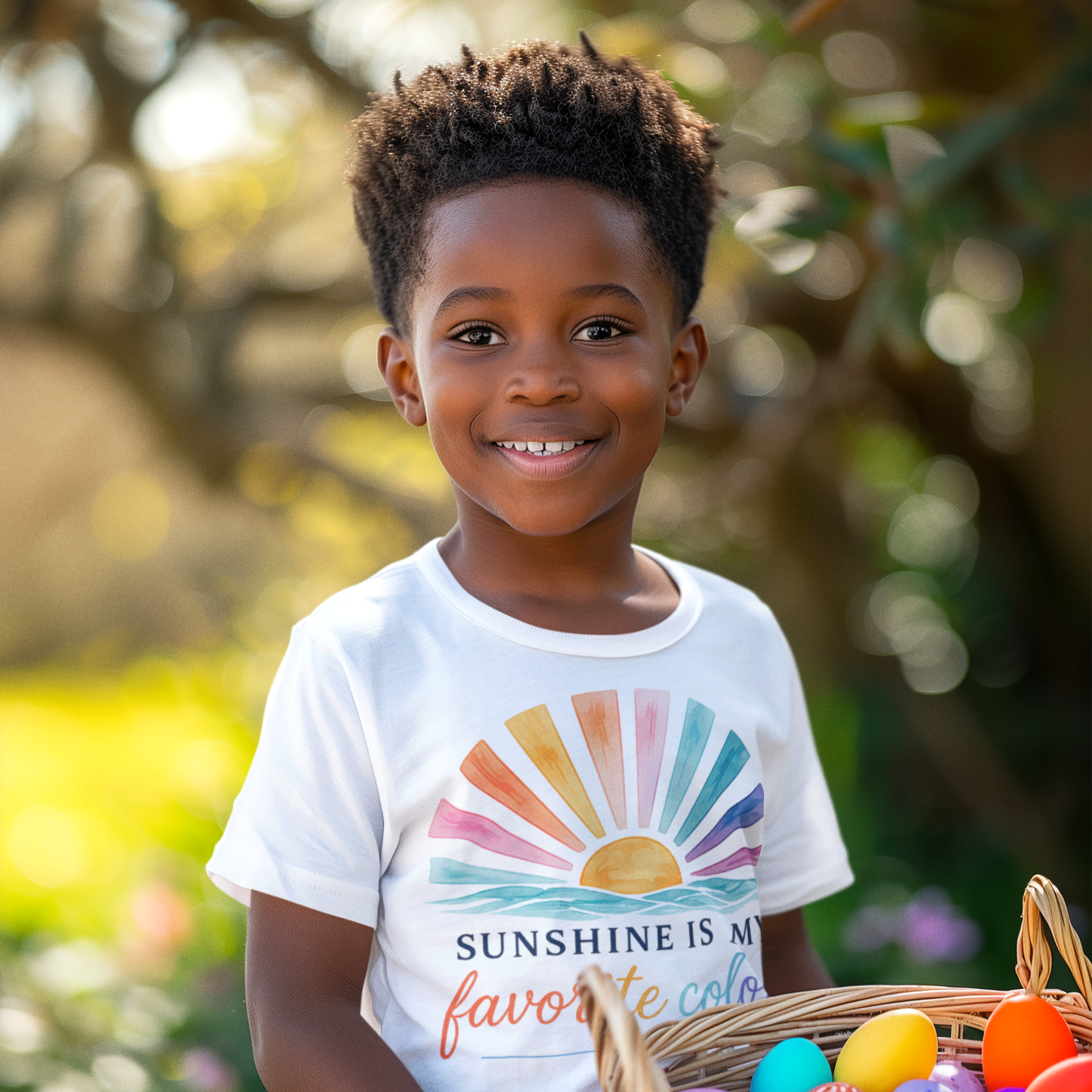 Sunshine Is My Favorite Color Kids Tee