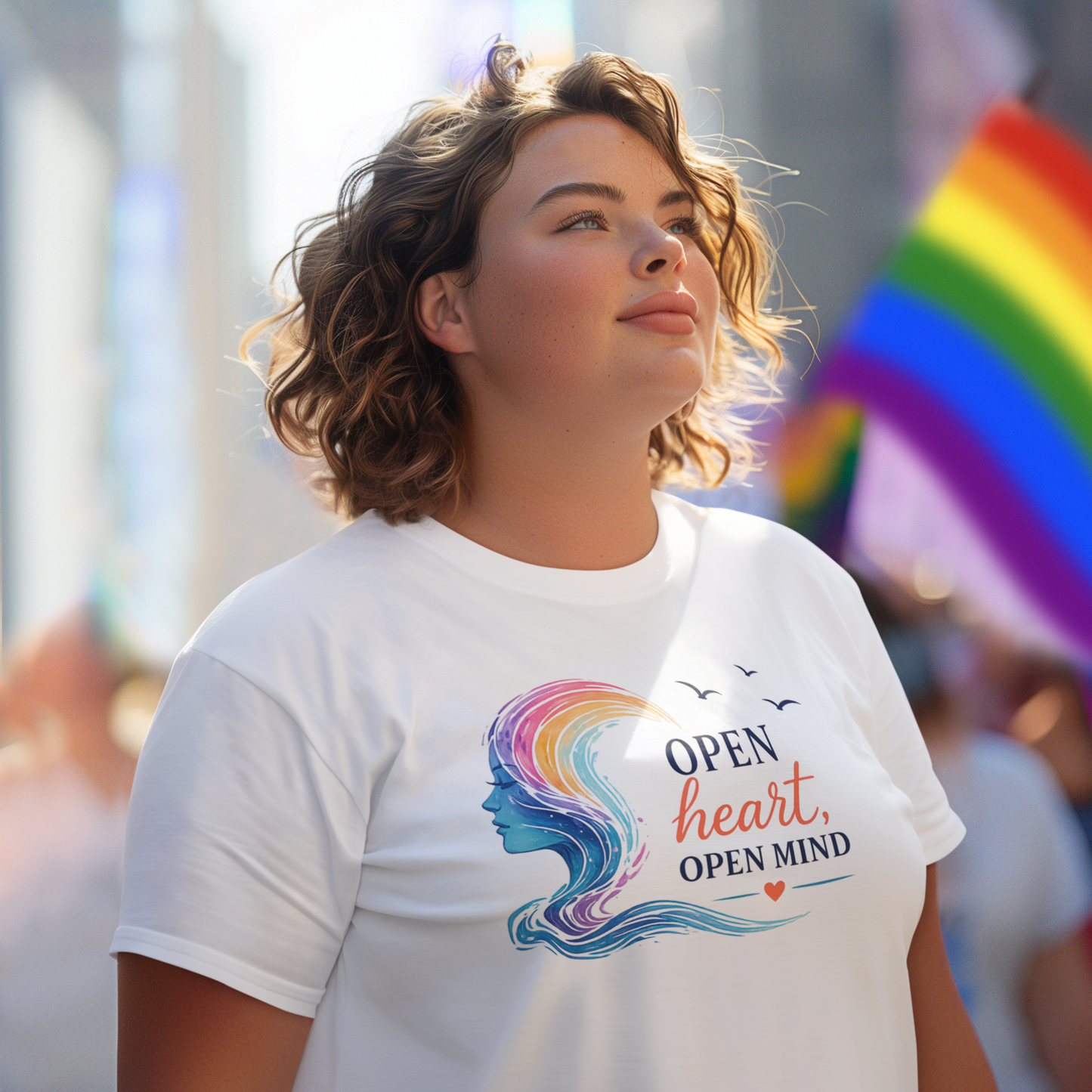 Open Heart Open Mind Women's Tee