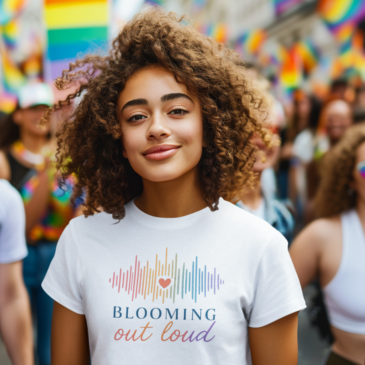 Blooming Out Loud Women's Tee