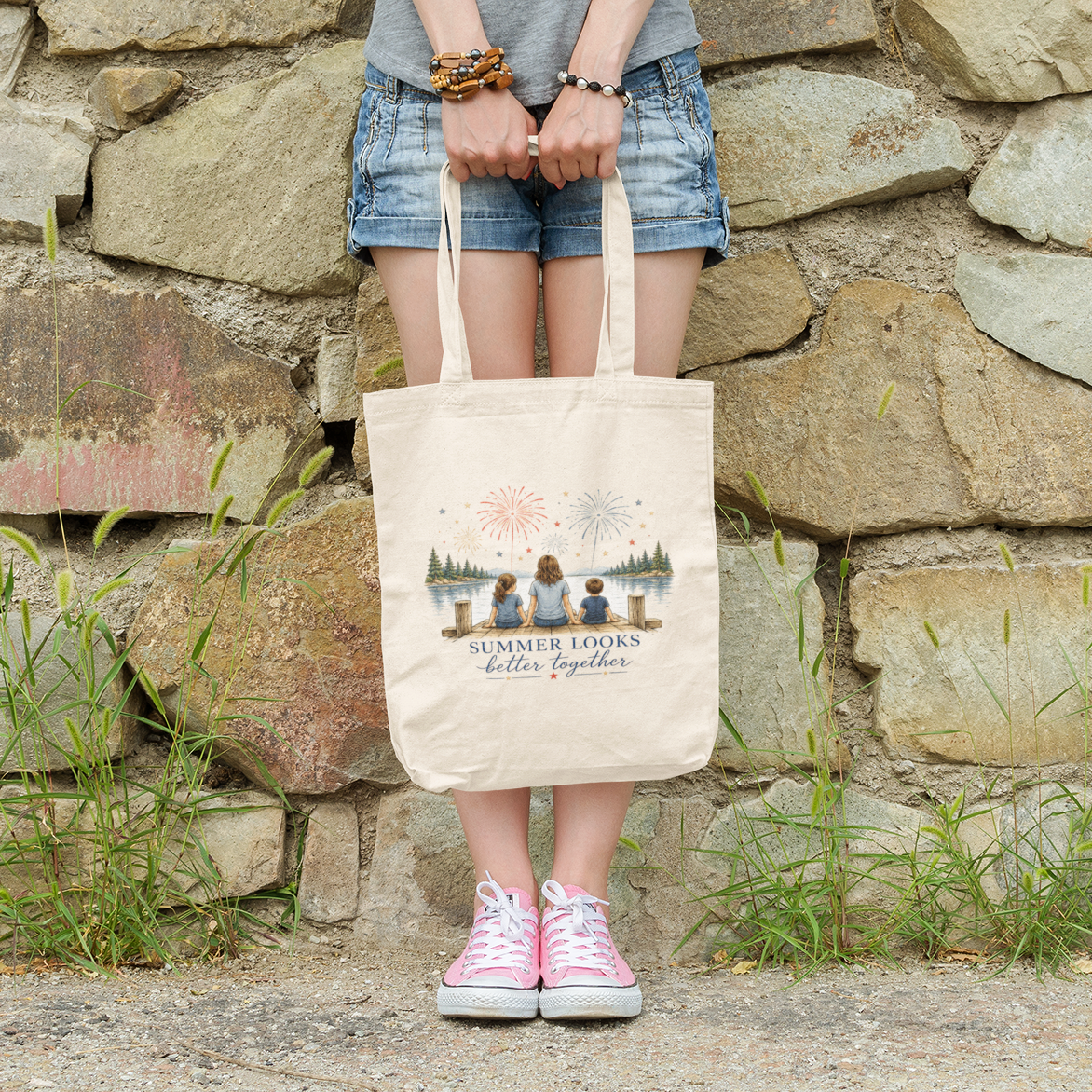 Summer Is Better Together Canvas Tote Bag