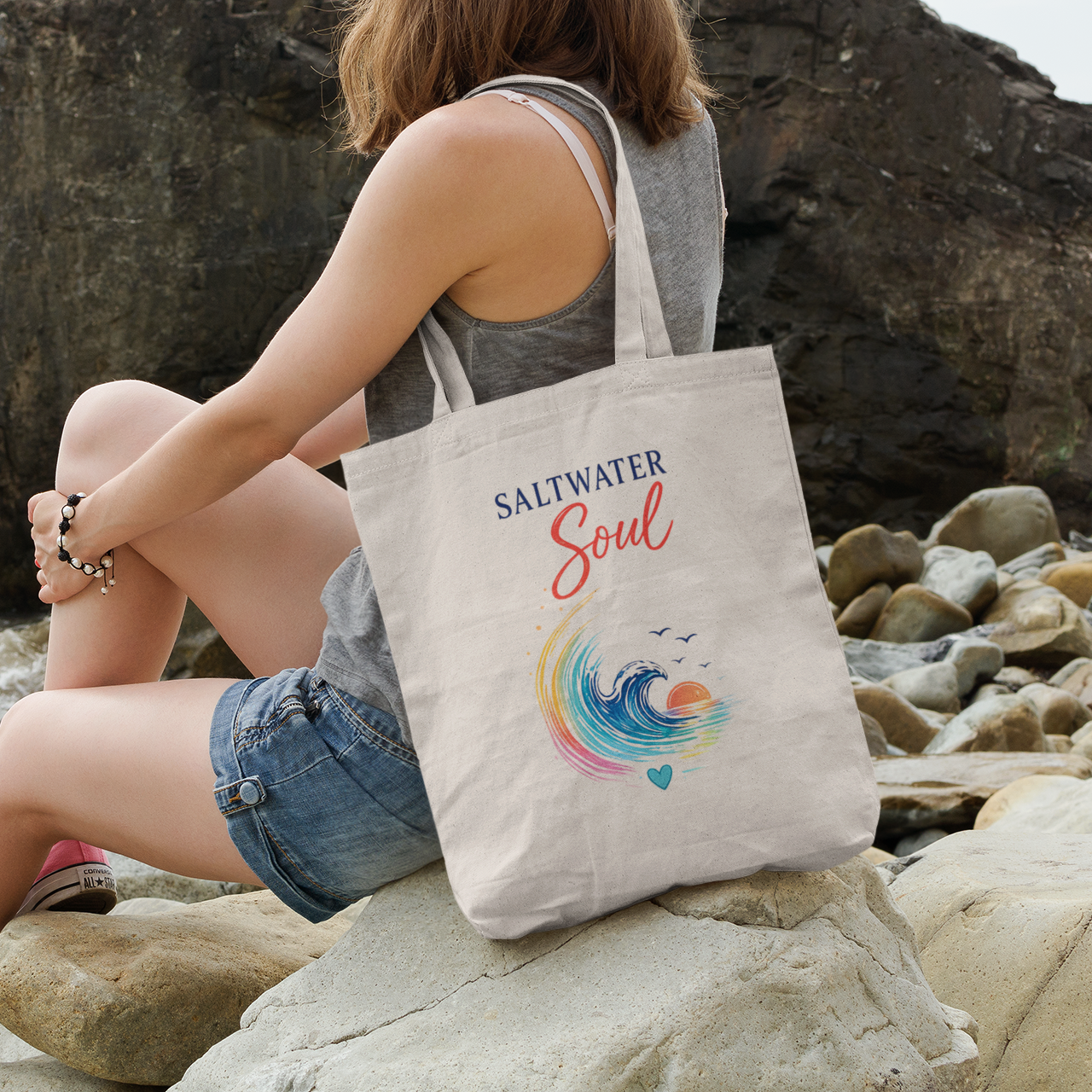Saltwater Soul Canvas Tote Bag