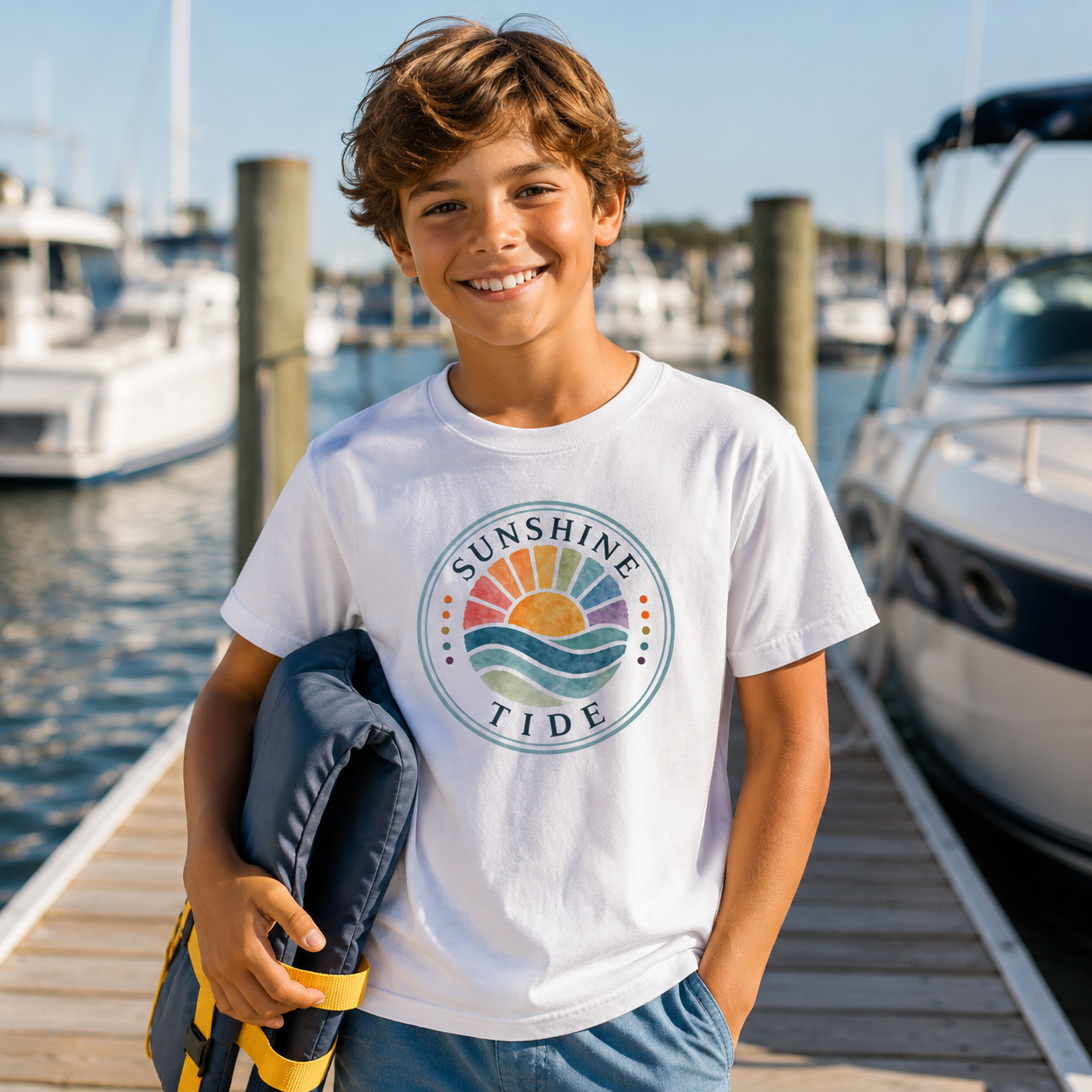 Sunshine Tide Kids Flagship Tee