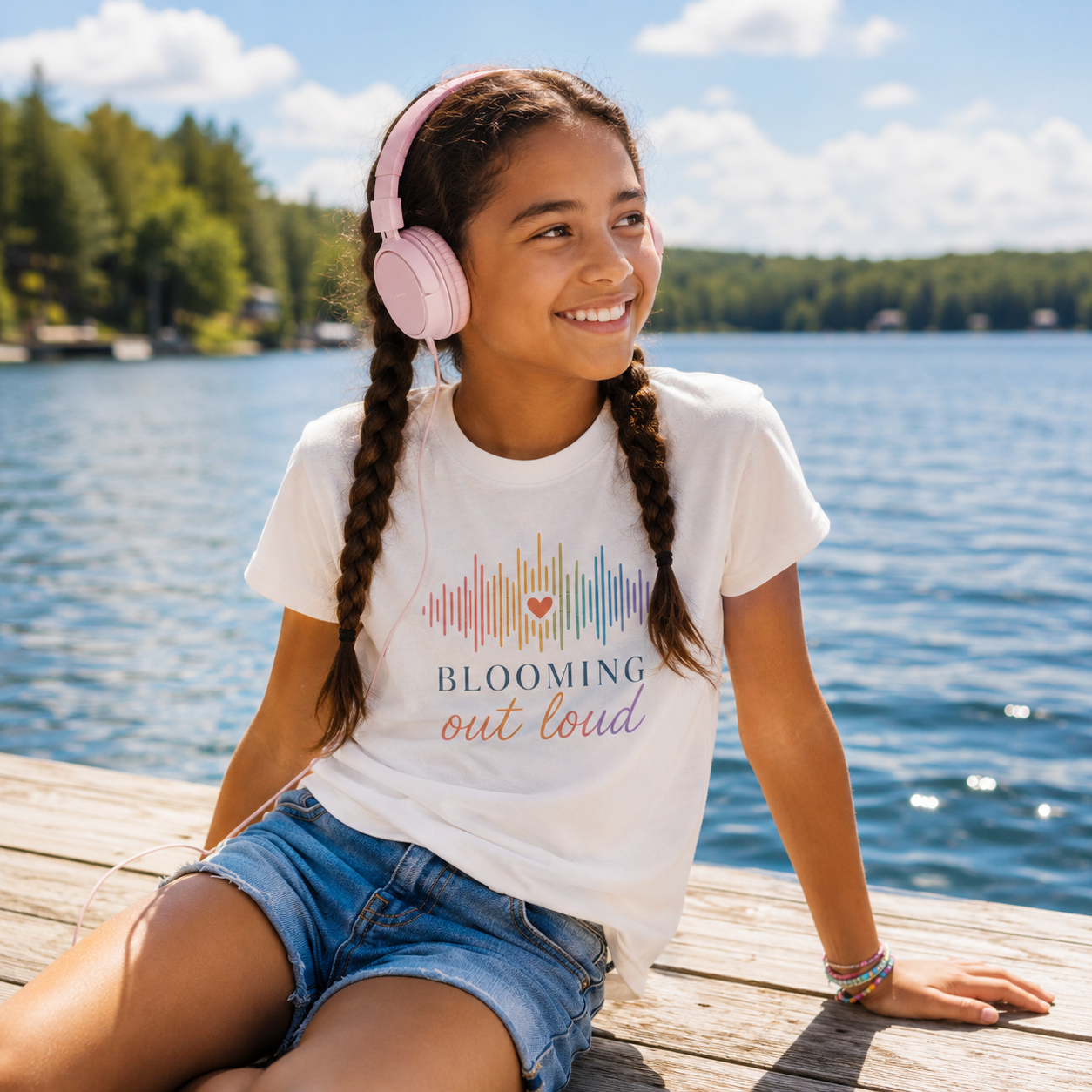 Blooming Out Loud Kids Tee