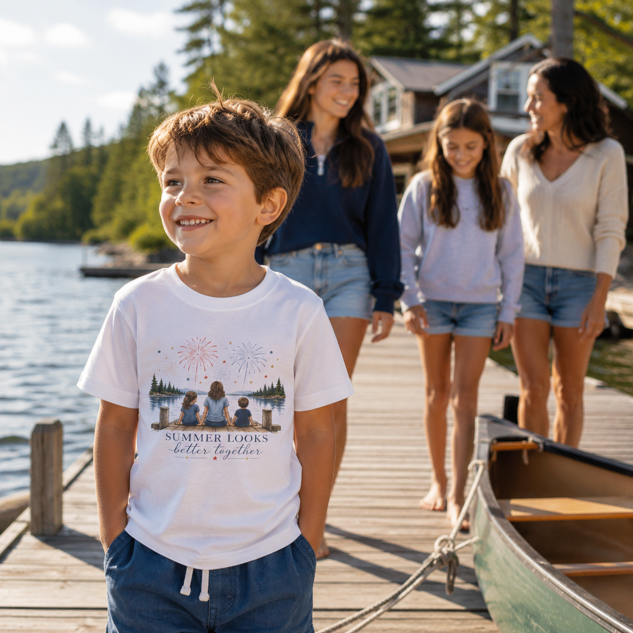 Summer Looks Better Together Kids Tee