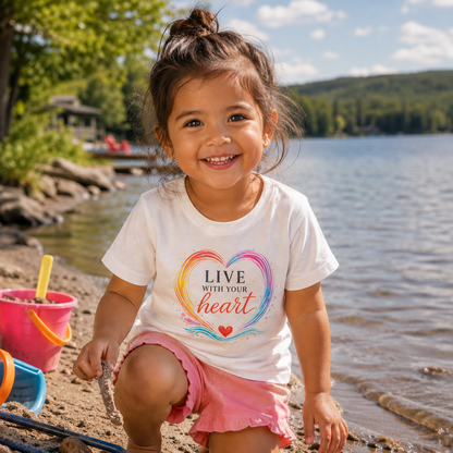Live With Your Heart Kids Tee