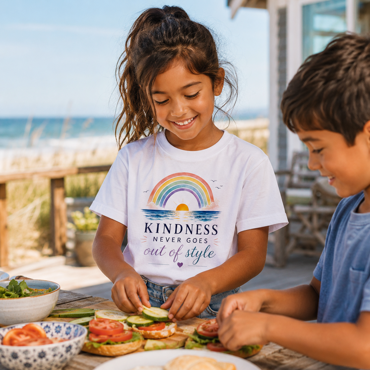 Kindness Never Goes Out Of Style Kids Tee