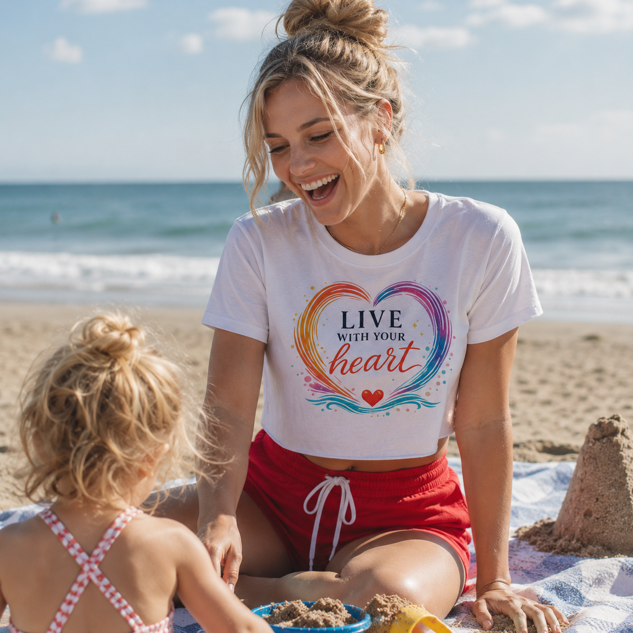 Live With Your Heart Crop Top