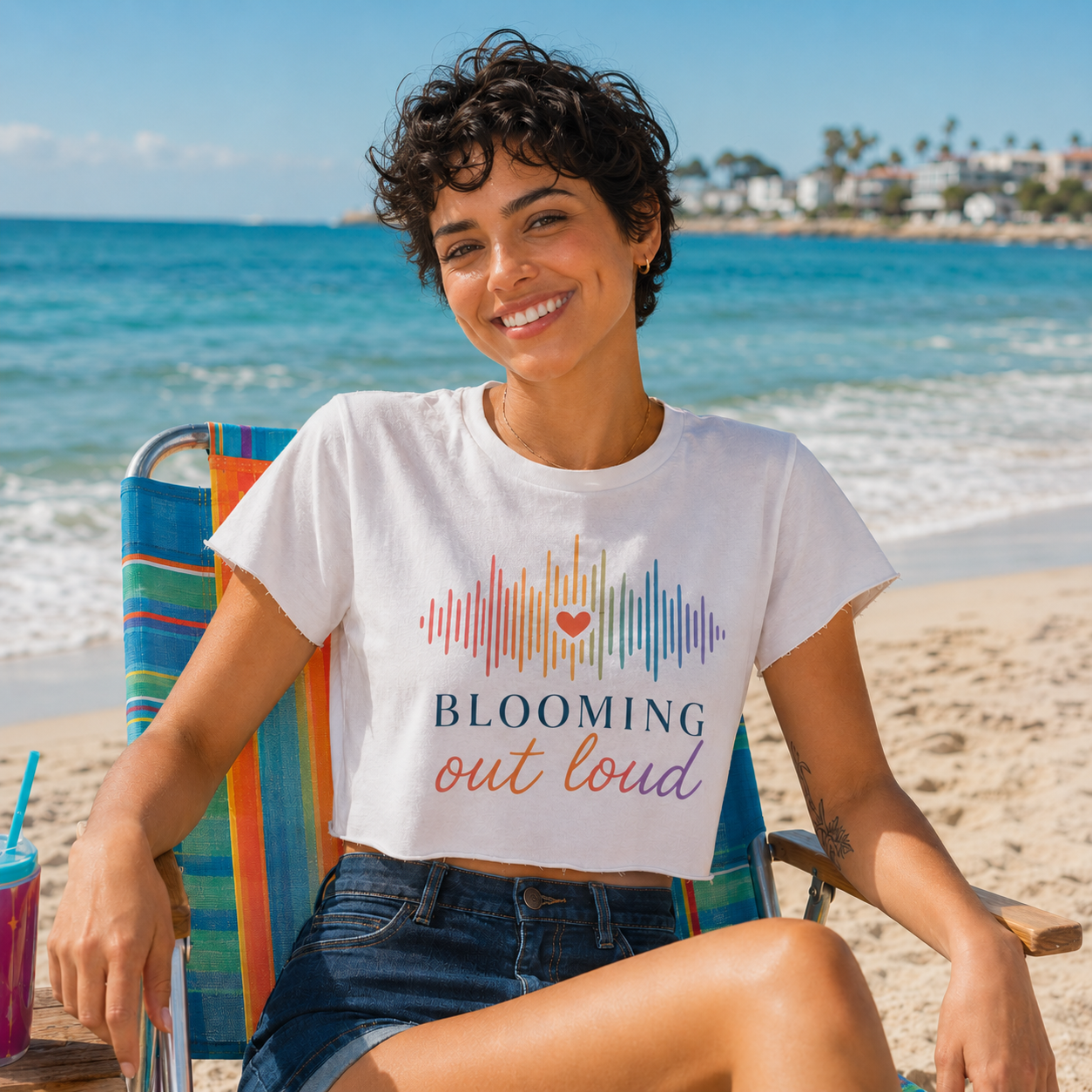 Blooming Out Loud Crop Top