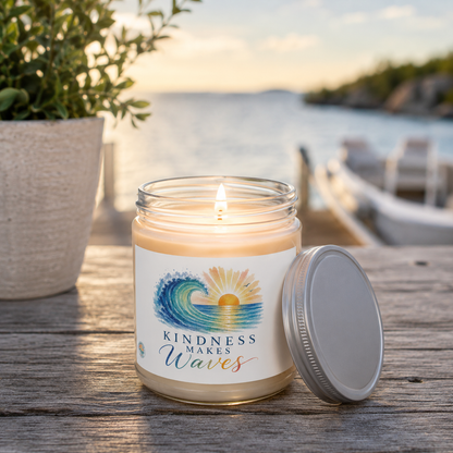 Kindness Makes Waves Scented Soy 9 oz Candle