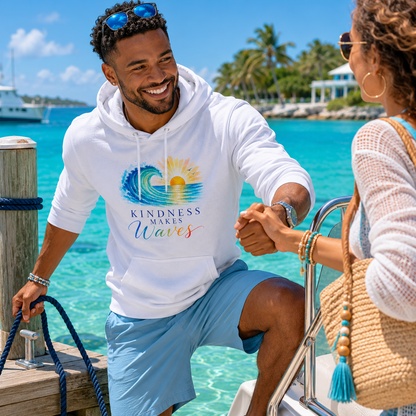 Kindness Makes Waves Mid-Heavyweight Hoodie