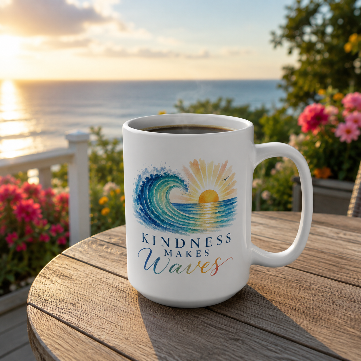 Kindness Makes Waves 15oz Mug