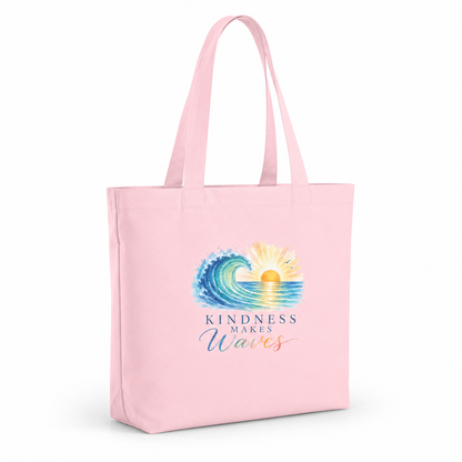 Kindness Makes Waves Canvas Tote Bag