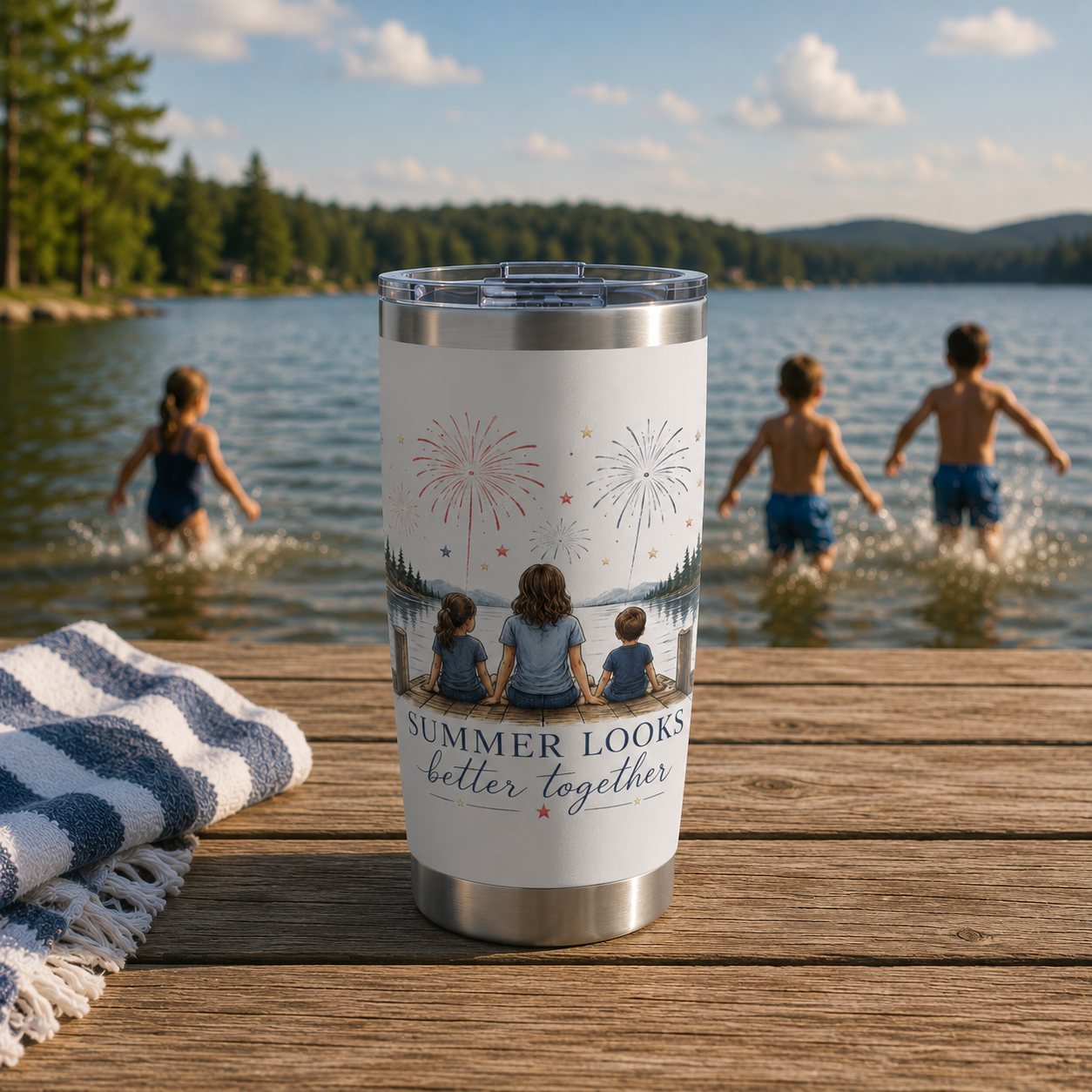 Summer Looks Better Together 20 oz Tumbler