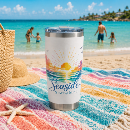 Seaside State Of Mind 20 oz Tumbler