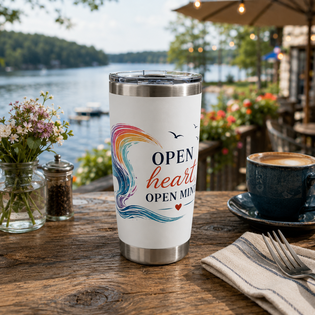 Open Heart, Open Mind 20 oz Tumbler