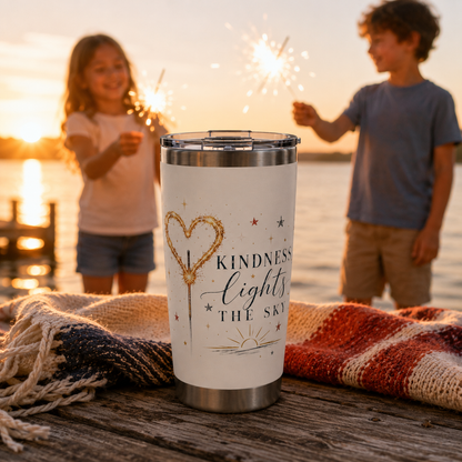 Kindness Lights The Sky 20 oz Tumbler