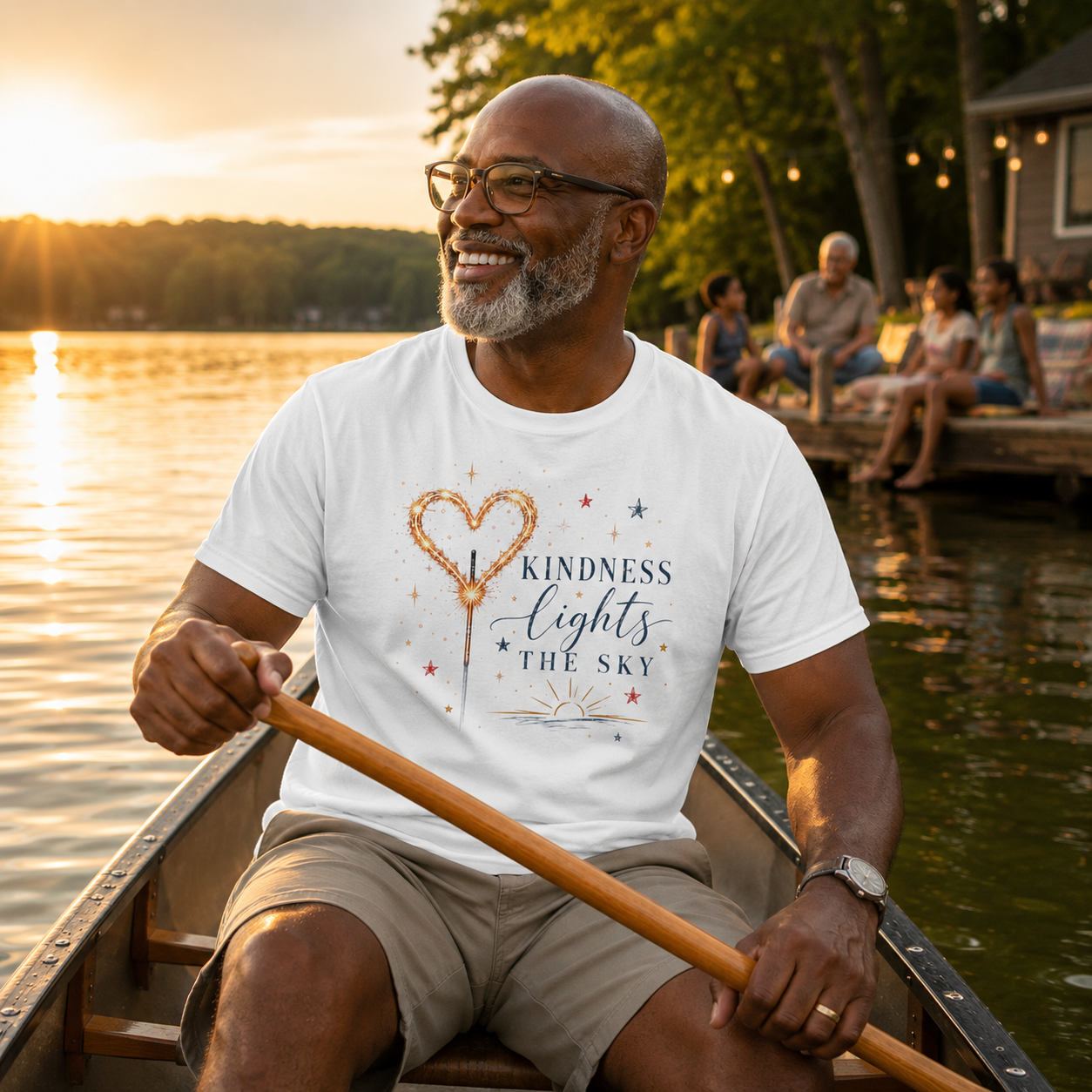 Kindness Lights The Sky Comfort Tee