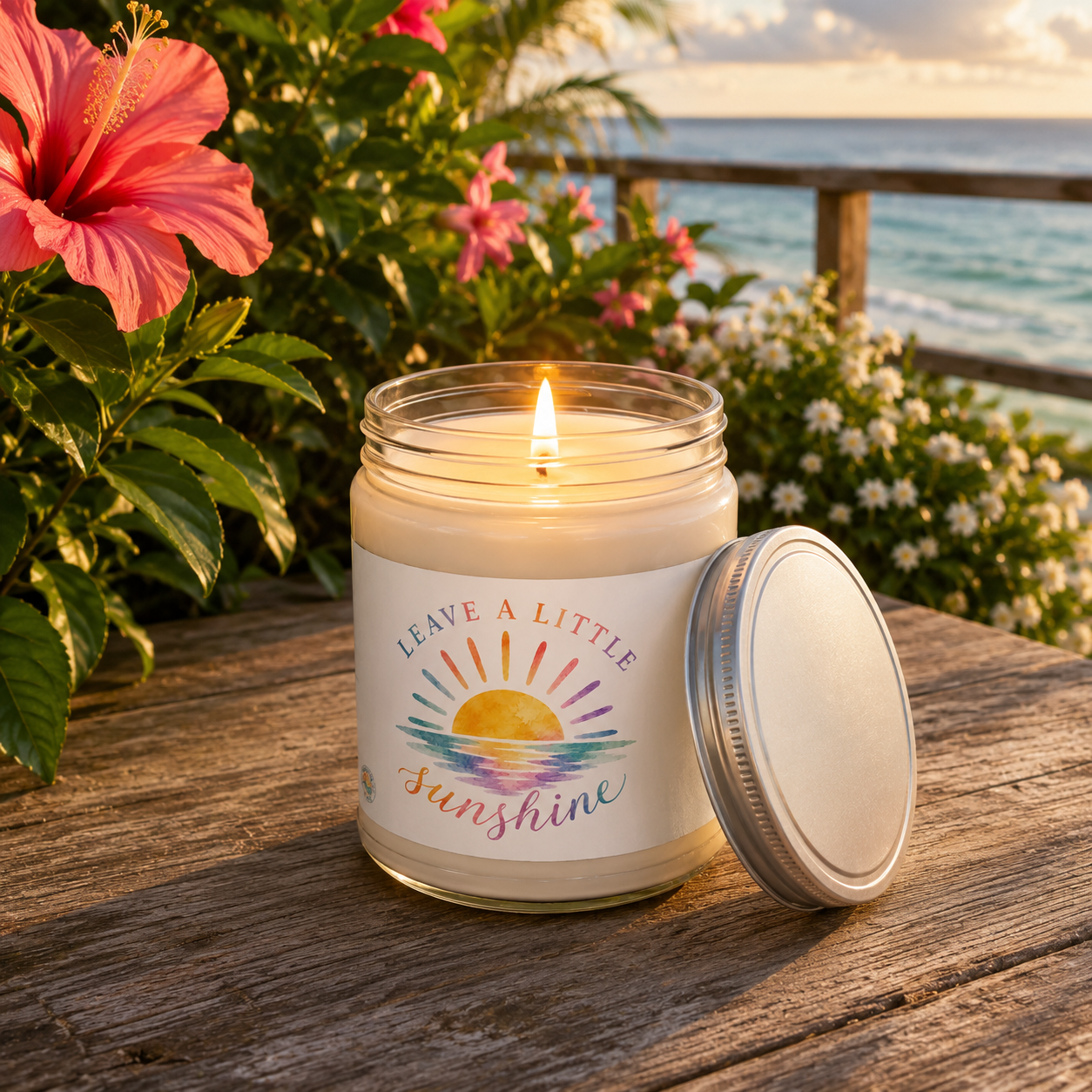 Leave A Little Sunshine Scented Soy 9 oz Candle