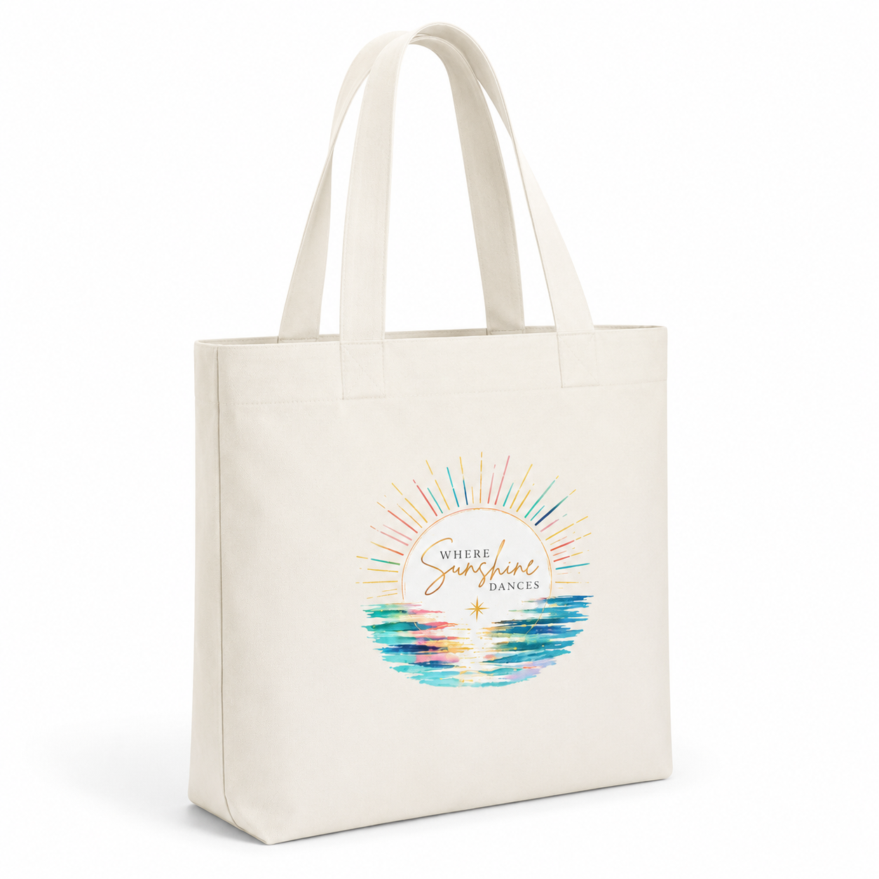 Where Sunshine Dances Canvas Tote Bag