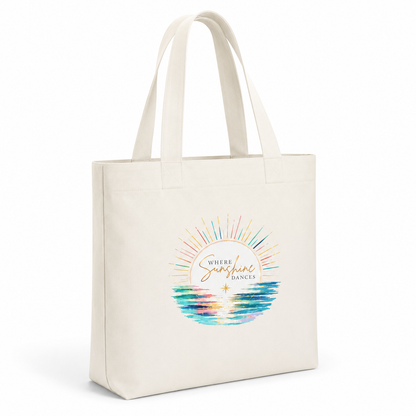 Where Sunshine Dances Canvas Tote Bag