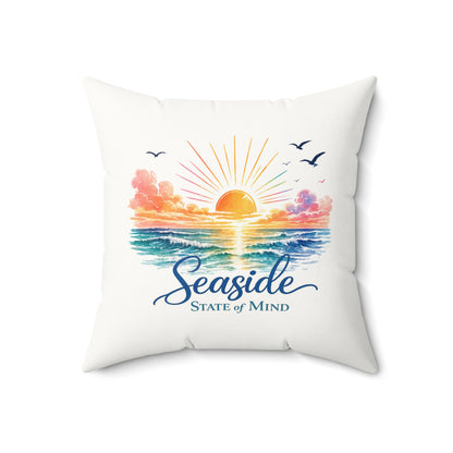 Seaside State Of Mind Throw Pillow