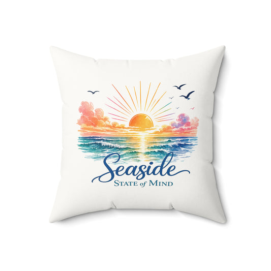 Seaside State Of Mind Throw Pillow